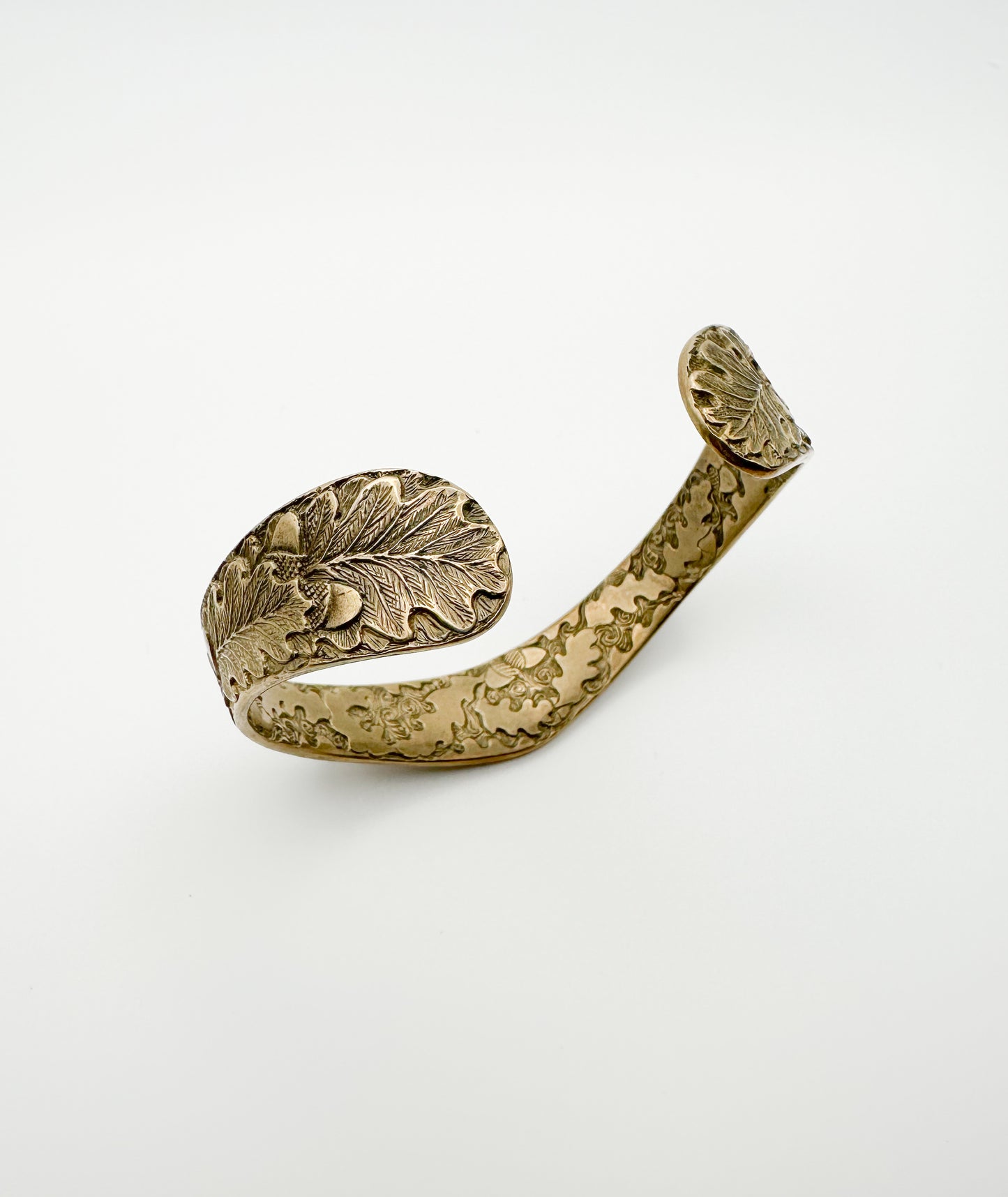 Bronze Oak & Acorn Bangle