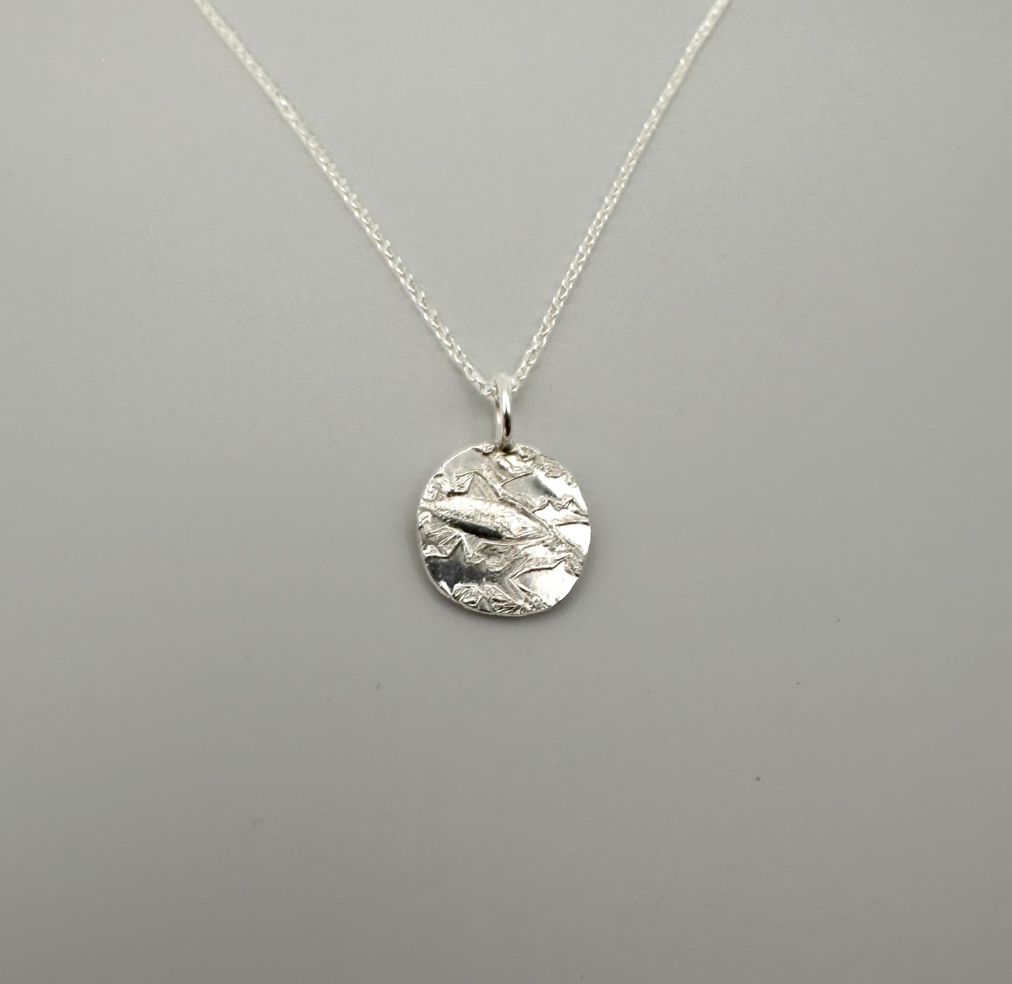 Die Struck Fish Pendant