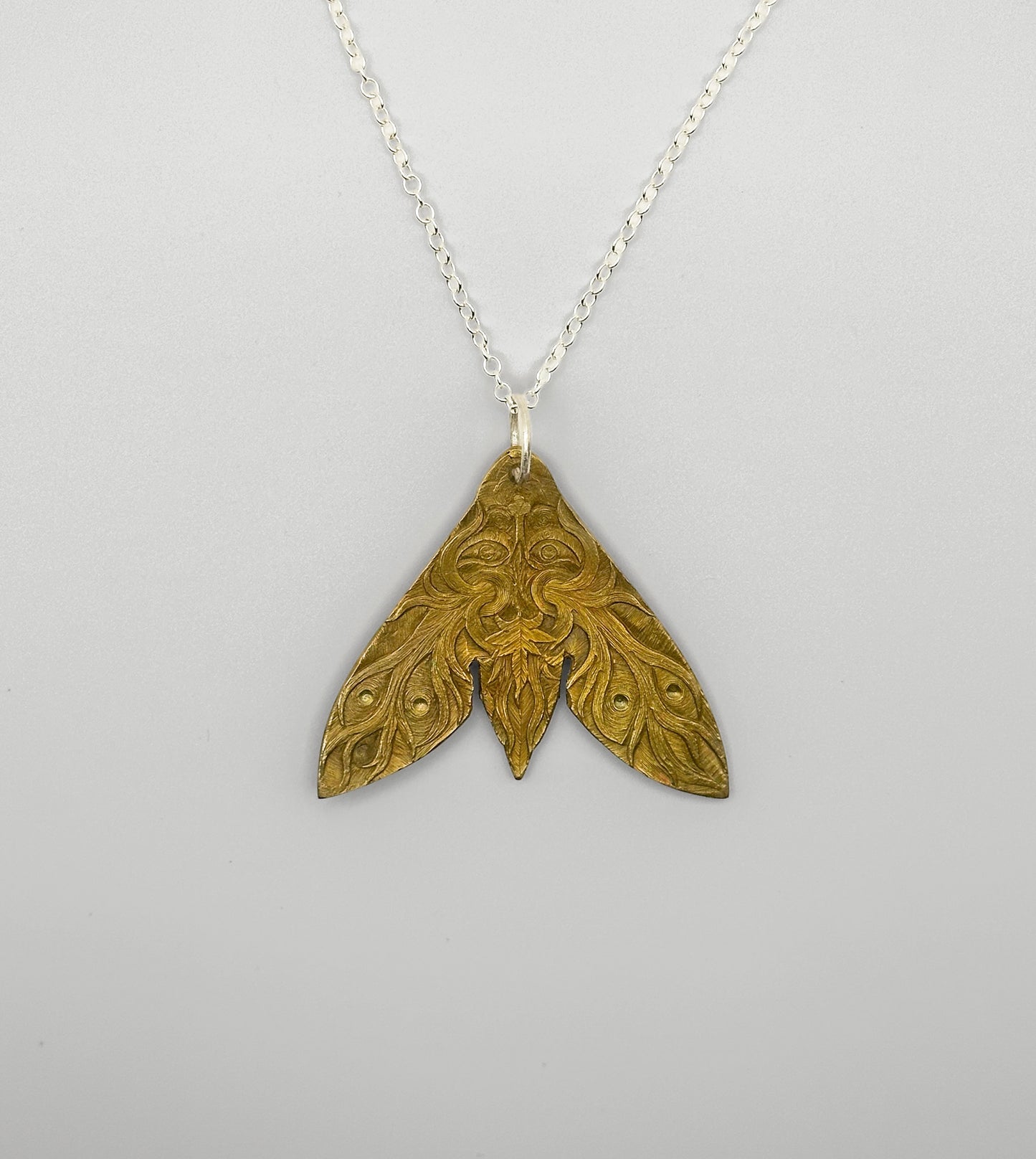 Bronze Hawk Moth Pendant