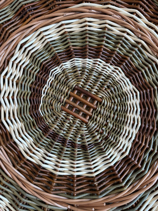 Handwoven Irish Skib Basket