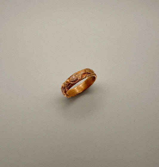 Bronze Red Squirrel Ring
